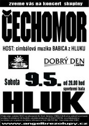 Plakát na Čechomor a Babicu