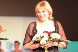 Marie Zelená na sobotní přehlídce (foto:rb) 